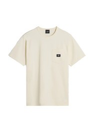VANS OFF THE WALL II POCKET T-shirt in cotone con taschino antique white - T-shirt Uomo - 4