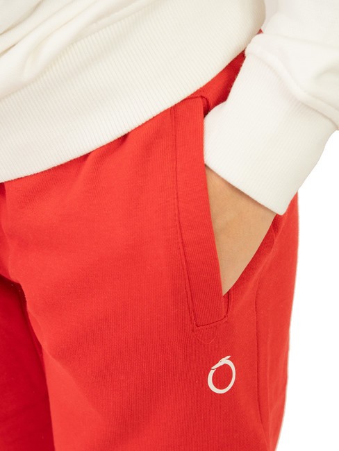 STRAUB KIDS Tuta felpa e pantalone off-white/red - Tute bambini