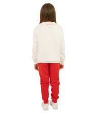 TRUSSARDI STRAUB KIDS Tuta felpa e pantalone off-white/red - Tute bambini - 2