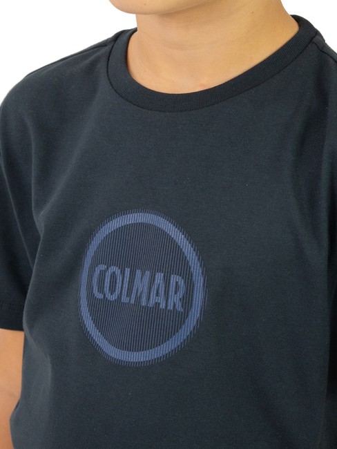 FRIDA KIDS T-shirt in cotone con logo navy blue - T-shirt Bambino