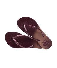 HAVAIANAS SLIM GLOSS Infradito purple soil - Scarpe Donna - 3