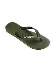 HAVAIANAS BRASIL LOGO Infradito  green/green - Scarpe Unisex - 3