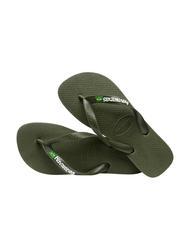 HAVAIANAS BRASIL LOGO Infradito  green/green - Scarpe Unisex - 4