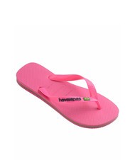 HAVAIANAS BRASIL LOGO NEON Infradito pink flux/pink flux - Scarpe Unisex - 3