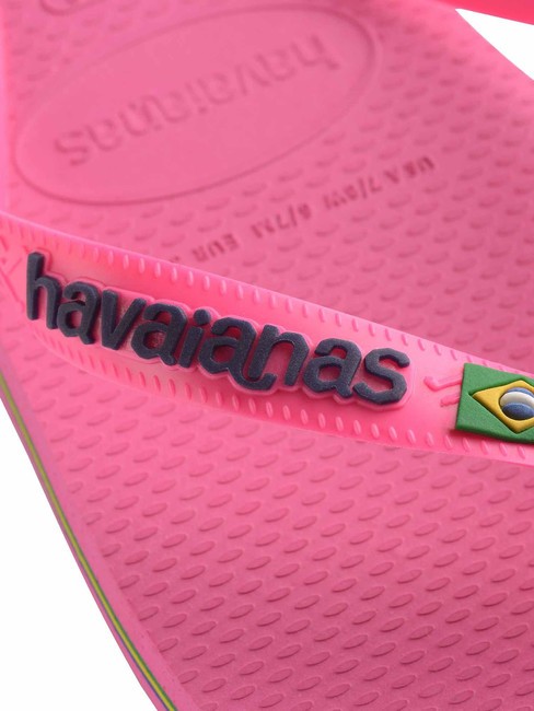 BRASIL LOGO NEON Infradito pink flux/pink flux - Scarpe Unisex