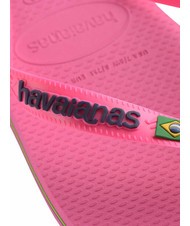 HAVAIANAS BRASIL LOGO NEON Infradito pink flux/pink flux - Scarpe Unisex - 4