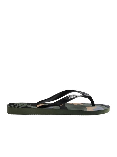 TOP CAMU Infradito green olive/black - Scarpe Unisex
