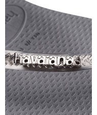HAVAIANAS SLIM LOGO Infradito steel/grey - Scarpe Donna - 4