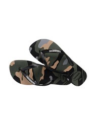 HAVAIANAS TOP CAMU Infradito green olive/black - Scarpe Unisex - 3