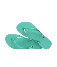 HAVAIANAS SLIM Infradito metallic virtual green - Scarpe Donna - 4