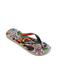 HAVAIANAS DISNEY STYLISH Infradito beige/black/blood orange - Scarpe Unisex - 3