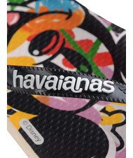 HAVAIANAS DISNEY STYLISH Infradito beige/black/blood orange - Scarpe Unisex - 4