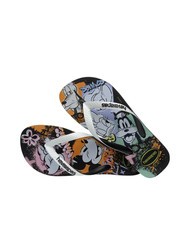 HAVAIANAS DISNEY STYLISH Infradito black/white/black - Scarpe Unisex - 6