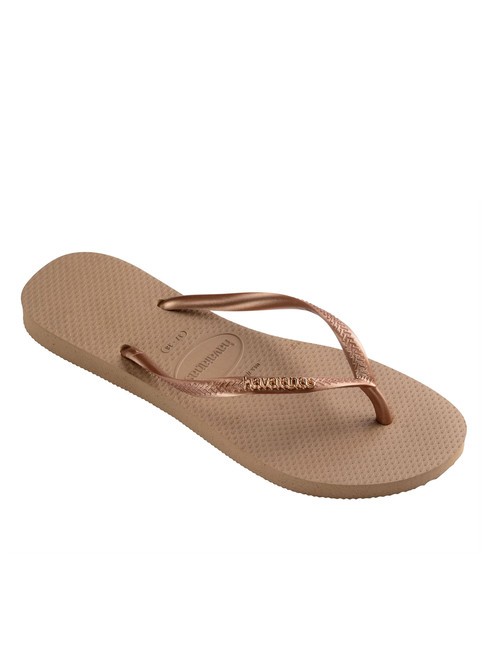 SLIM LOGO Infradito rose/gold - Scarpe Donna