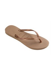 HAVAIANAS SLIM LOGO Infradito rose/gold - Scarpe Donna - 3