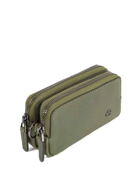 BLACK SQUARE Pochette mini in pelle VERDE - Porta tablet & Organizer