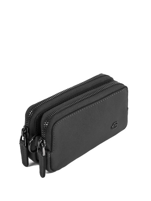 BLACK SQUARE Pochette mini in pelle Nero - Porta tablet & Organizer