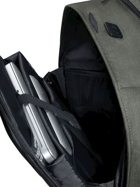SECURIPAK  Zaino con sistema antifurto, porta PC 15.6" foliage green - Zaini da lavoro porta PC