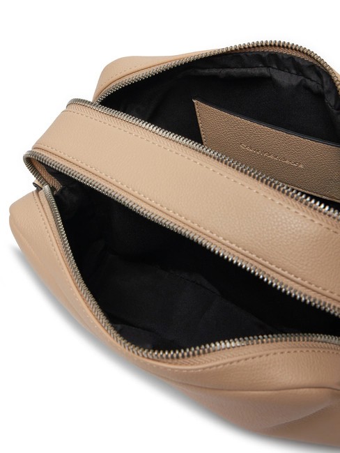 CK JEANS OVER WEBBING  Mini Bag a tracolla porcelain sand - Borse Donna