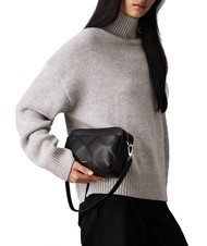 CALVIN KLEIN DIAMOND QUILT  Mini Bag a spalla, con tracolla ck black - Borse Donna - 4