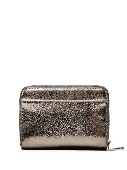 CK JEANS MINIMAL MONOGRAM  Portafoglio medio gunmetal - Portafogli Donna