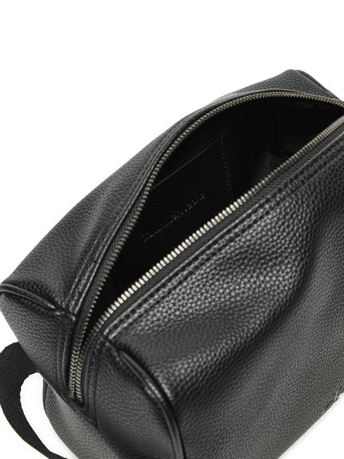 CK JEANS LOGO EMBOSS Beauty case pvh black - Beauty Case