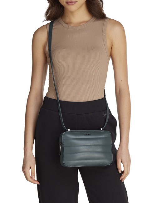 LINE QUILT Borsetta a tracolla palm green - Borse Donna