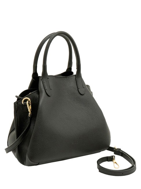 ALICE Borsa a mano in pelle con tracolla nero - Borse Donna