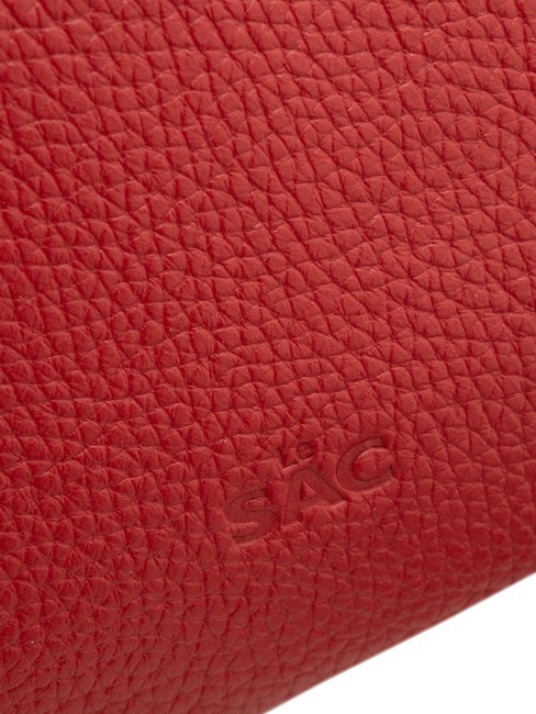 SIMONA Borsa a tracolla tris pelle dollaro rosso - Borse Donna