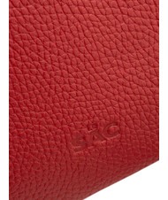 LESAC SIMONA Borsa a tracolla tris pelle dollaro rosso - Borse Donna - 6