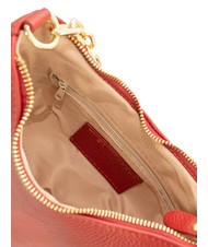 LESAC GIUDITTA Borsa hobo in pelle con manico catena rosso - Borse Donna - 6