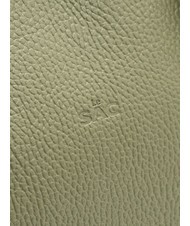 LESAC CHIARA Borsa shopper in pelle dollaro oliva - Borse Donna - 7