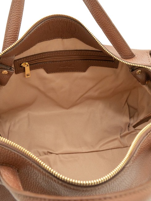 FRESIA Borsa a mano, con tracolla, in pelle bruciato - Borse Donna