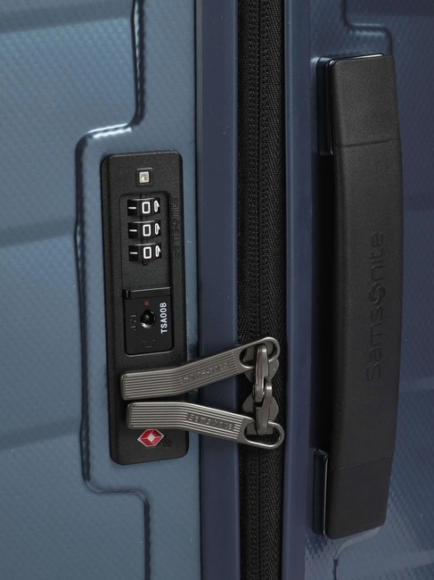 ATTRIX Trolley misura extra grande steel blue - Trolley Rigidi