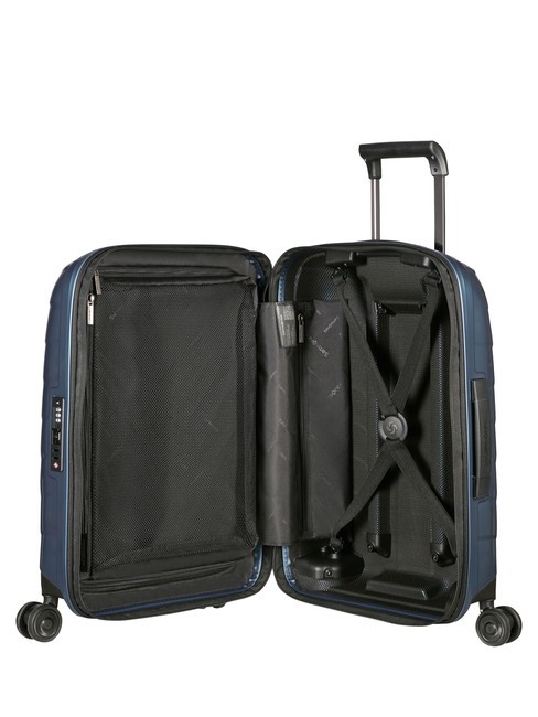 ATTRIX Trolley cabin slim espandibile steel blue - Bagagli a mano