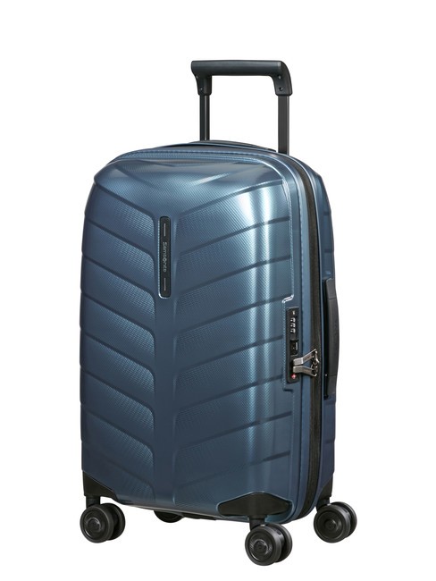 ATTRIX Trolley cabin slim espandibile steel blue - Bagagli a mano