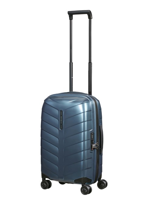 ATTRIX Trolley cabin slim espandibile steel blue - Bagagli a mano