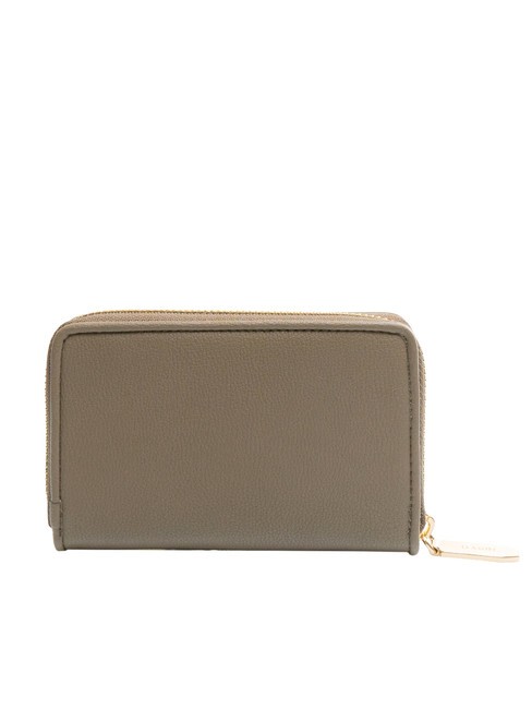 CLAIRE Portafoglio piccolo zip around taupe - Portafogli Donna
