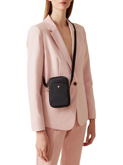 CLASSICA Micro bag porta smartphone dark black - Borse Donna