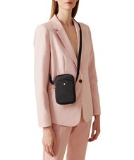 BORBONESE CLASSICA Micro bag porta smartphone dark black - Borse Donna - 4