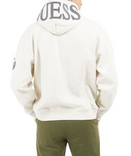 GUESS CHENILLE  Felpa con cappuccio eli aged heather - Felpe Uomo - 2
