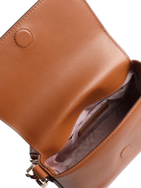 LUNA Borsa mini in pelle caramel cafe - Borse Donna