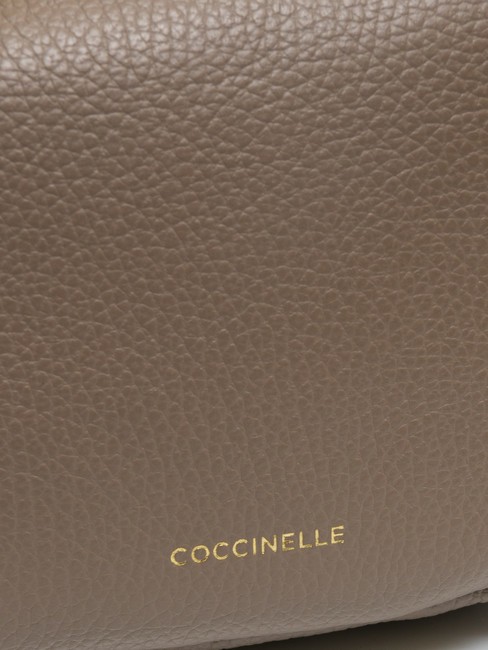 CHERRY Borsa piccola a spalla in pelle warm taupe - Borse Donna