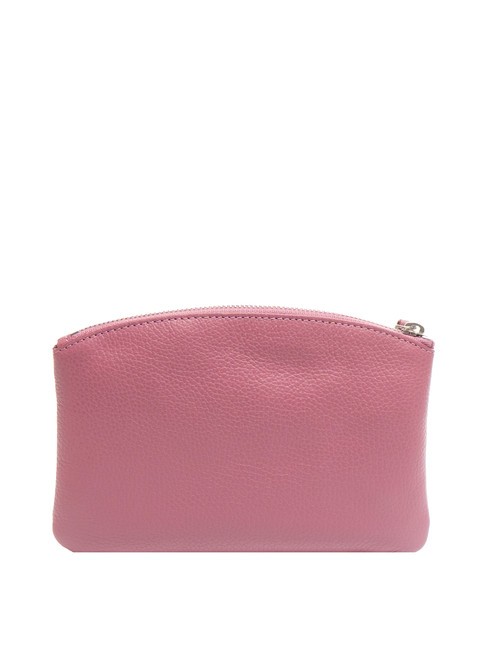 ROUNDED ENVELOPE Pochette in pelle con polsierina pulp pink - Borse Donna