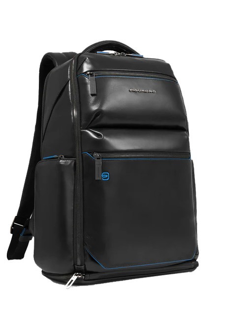 BLUE SQUARE  Zaino porta PC 15,6" in pelle Nero - Zaini da lavoro porta PC