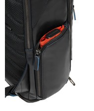 PIQUADRO BLUE SQUARE  Zaino porta PC 15,6" in pelle Nero - Zaini da lavoro porta PC - 5
