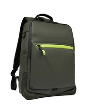 PIQUADRO CORNER SPECIALE GOMMATO  Zaino porta PC 14" VERDE - Zaini da lavoro porta PC - 2