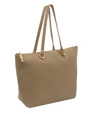 LESAC VIOLA  Shopping Bag in pelle taupe chiaro - Borse Donna - 2