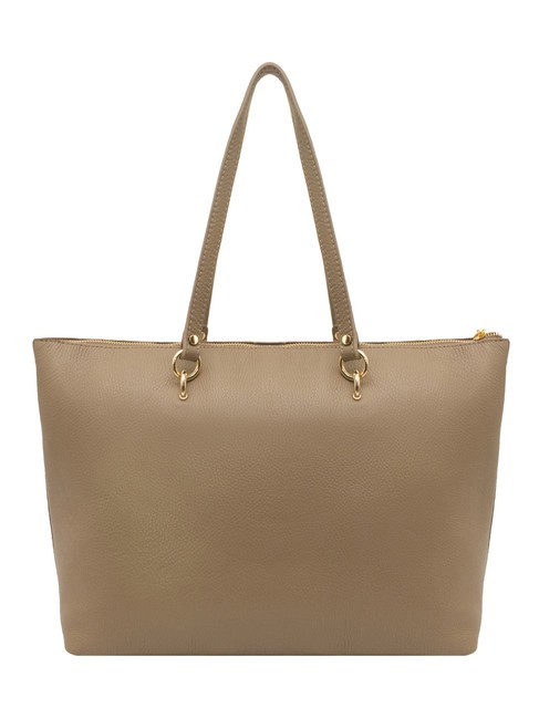 VIOLA  Shopping Bag in pelle taupe chiaro - Borse Donna