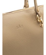 LESAC VIOLA  Shopping Bag in pelle taupe chiaro - Borse Donna - 7